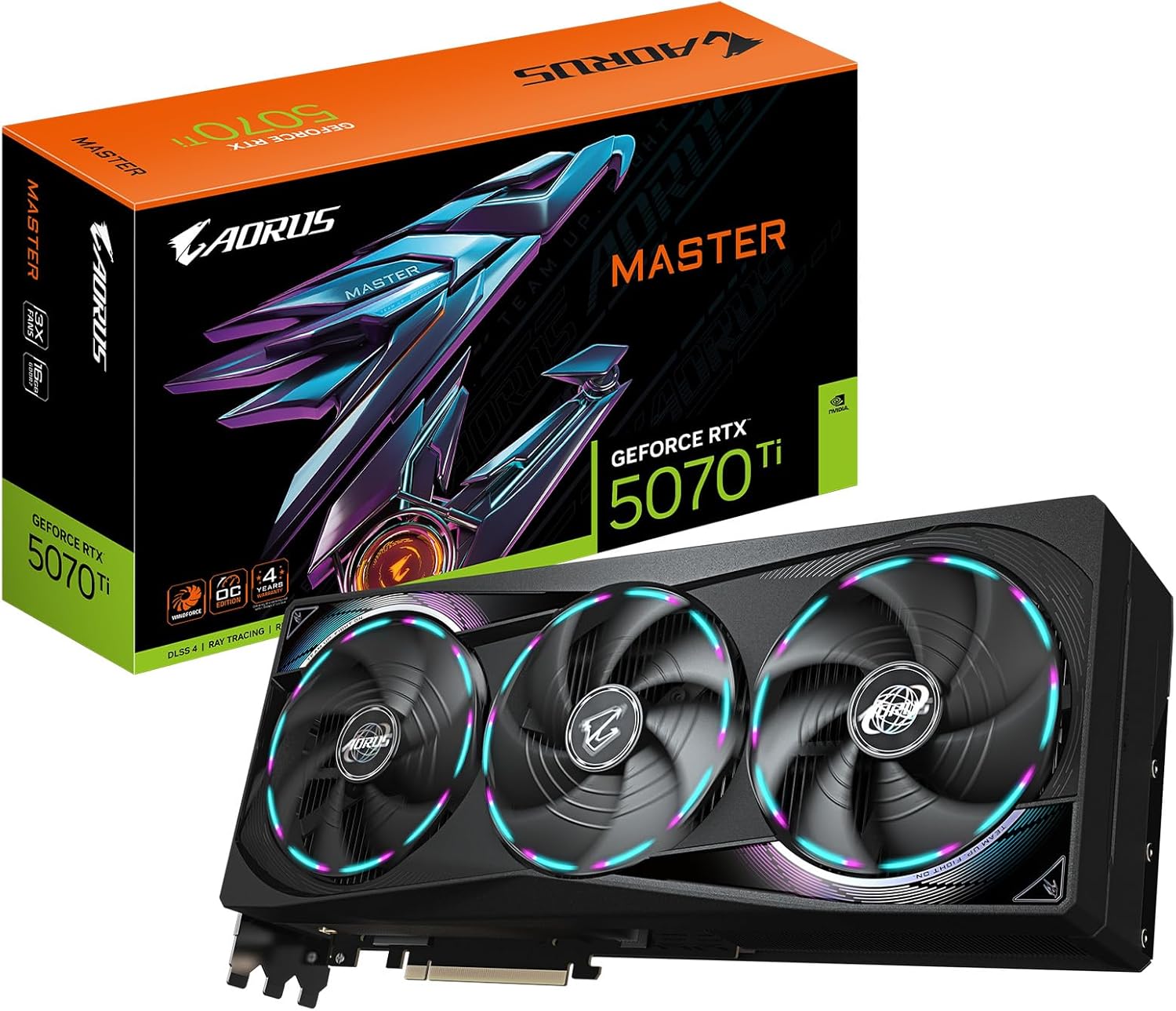 GIGABYTE AORUS GeForce RTX 5080 MASTER ICE 16GB | Restockd