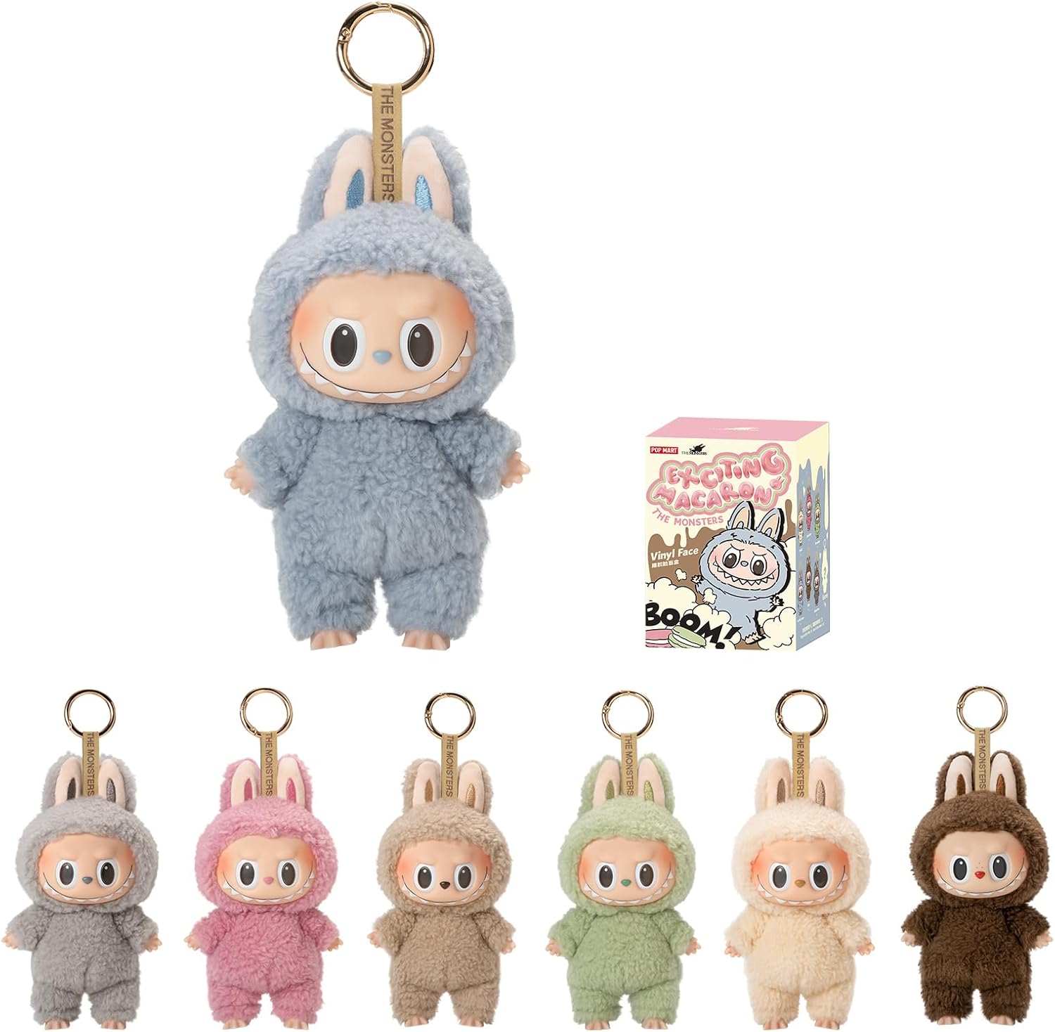 その他 POP MART EXCITING MACARON THE MONSTERS 6 THE MONSTERS - Tasty Macarons Vinyl Face Blind Box | Blind