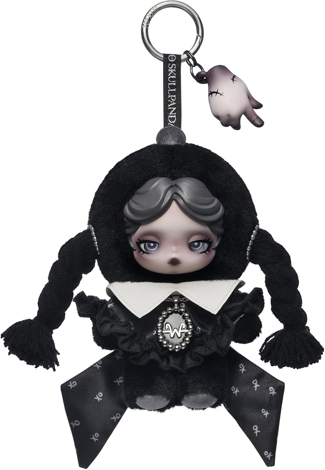 POP MART SKULLPANDA × Wednesday Plush Classic Dress Version