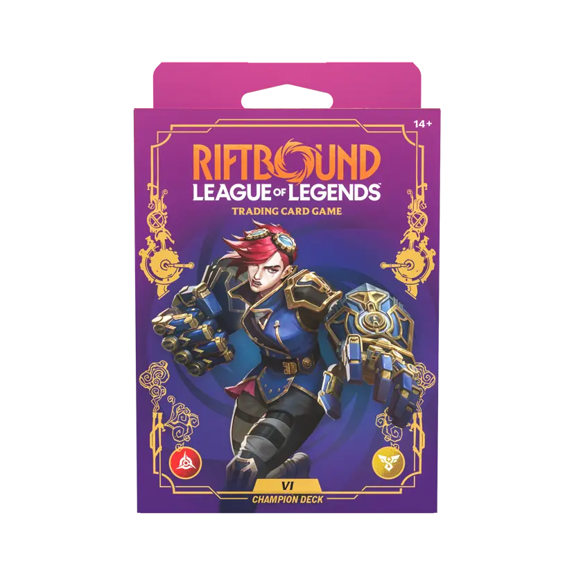 Vi Skill Riftbound Riftbound Unleashed Vi Champion Deck | Restockd