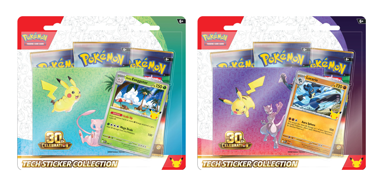 Pokemon TCG: 30th Celebration Tech Sticker Collection