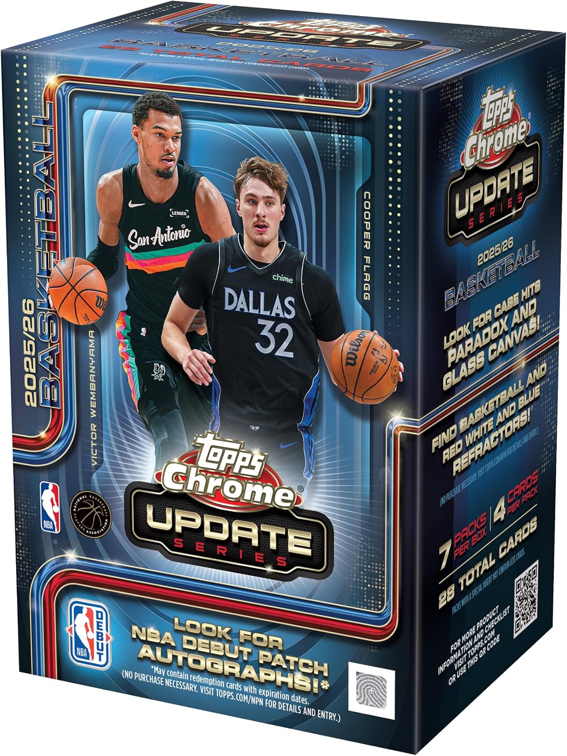 2025-26 Topps Chrome Updates Basketball - Value Box | Restockd