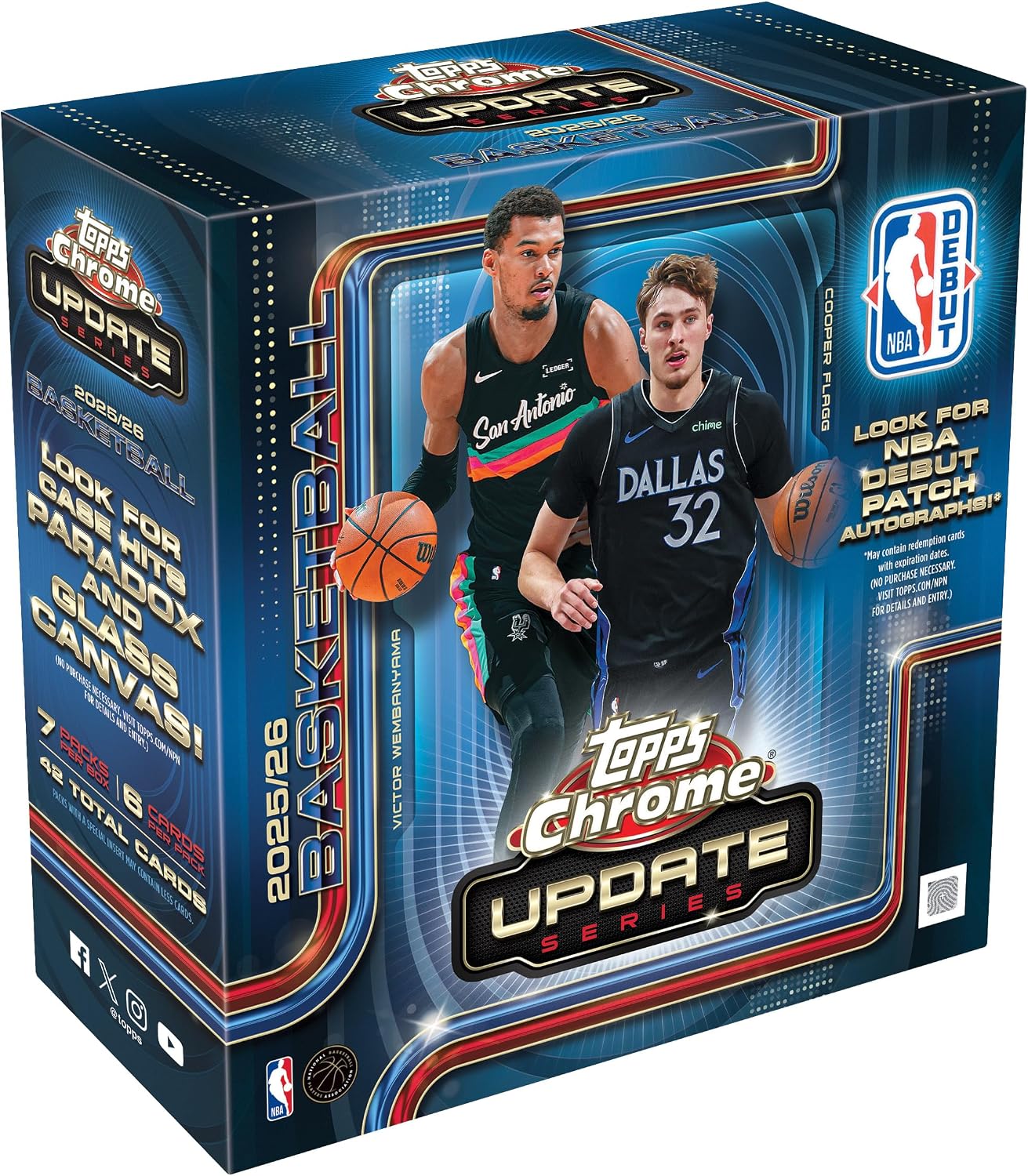 2025-26 Topps Chrome Updates Basketball - Mega Box Restocks | Restockd